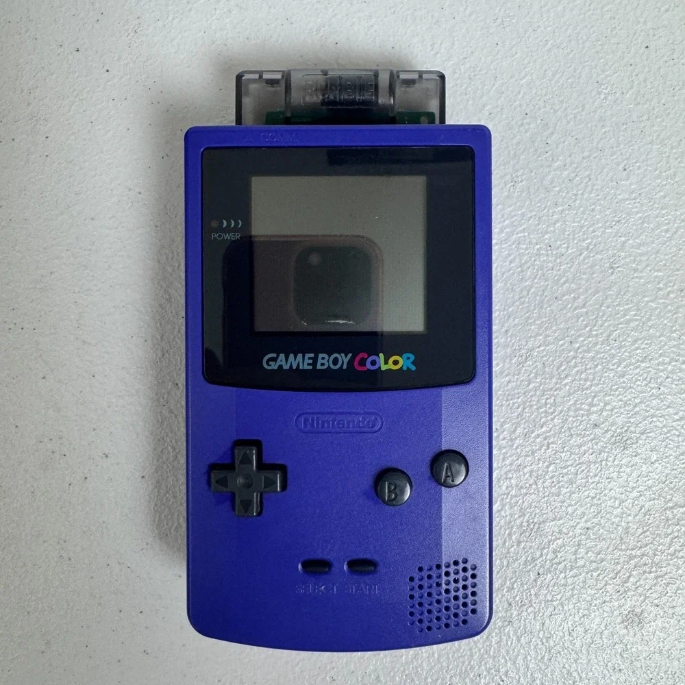 Nintendo Game Boy Color Handheld System Purple CGB-001 w/ Game